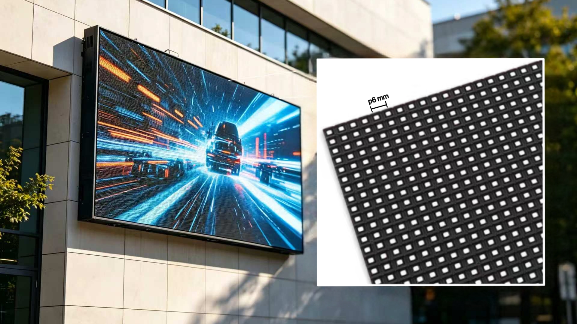 p6 outdoor led display